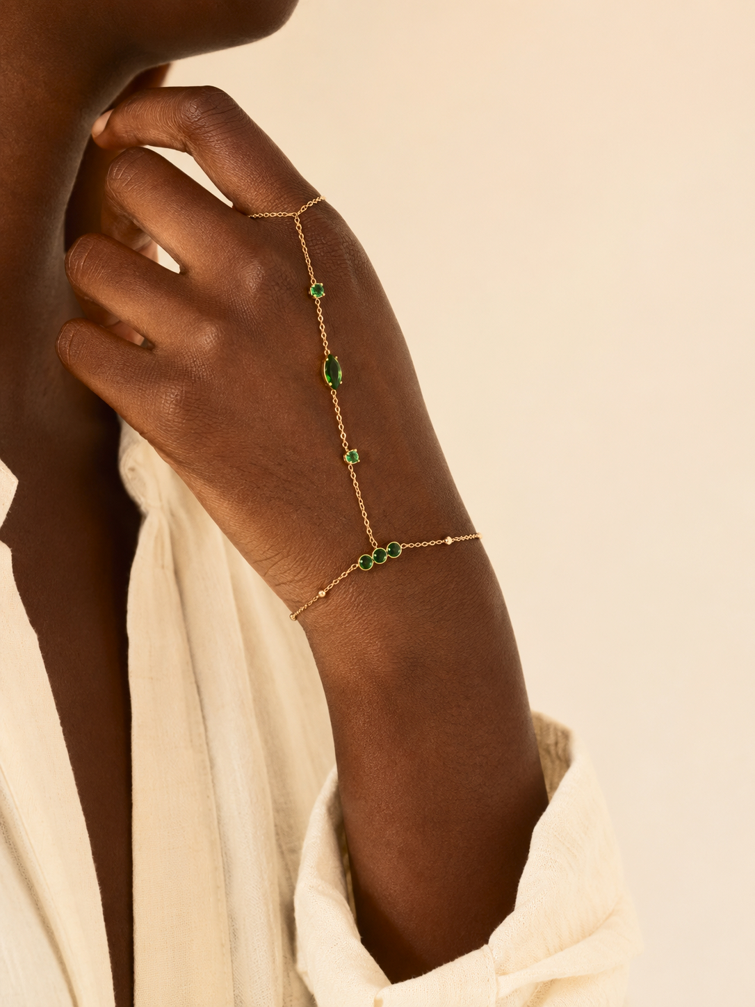 Syracuse – Cadena de mano circonitas de colores