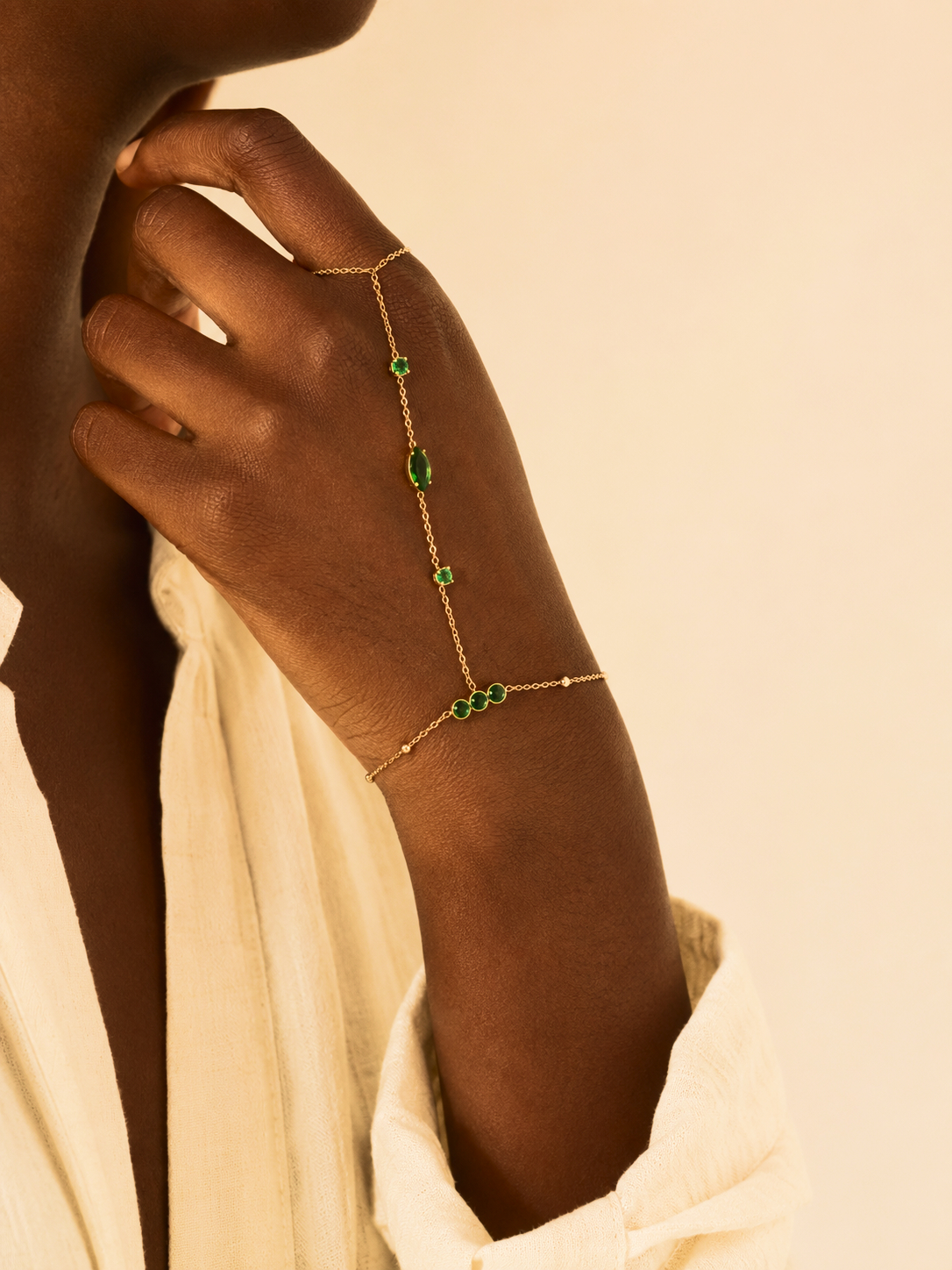 Syracuse – Cadena de mano circonitas de colores